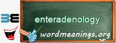 WordMeaning blackboard for enteradenology